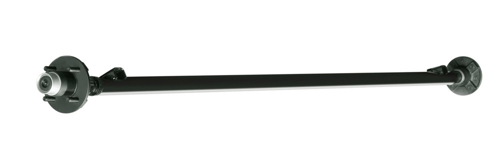 EZ LUBE Axle Trailer 2200# 56.5" with 4 Lug Hub RV Axel Replace Harbor Freight