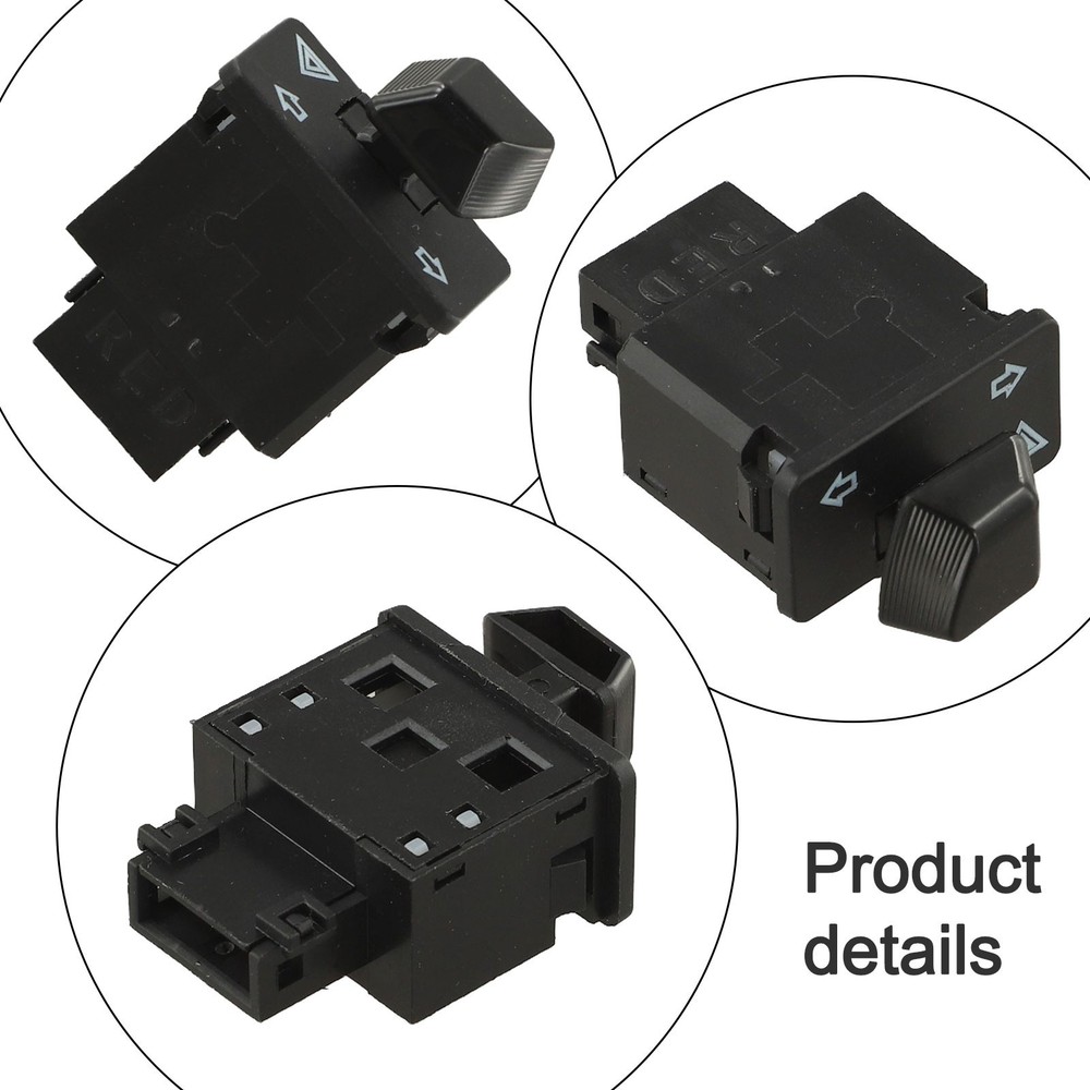 Button Switch Button Black Easy To Install Motorcycle Switches Plastic