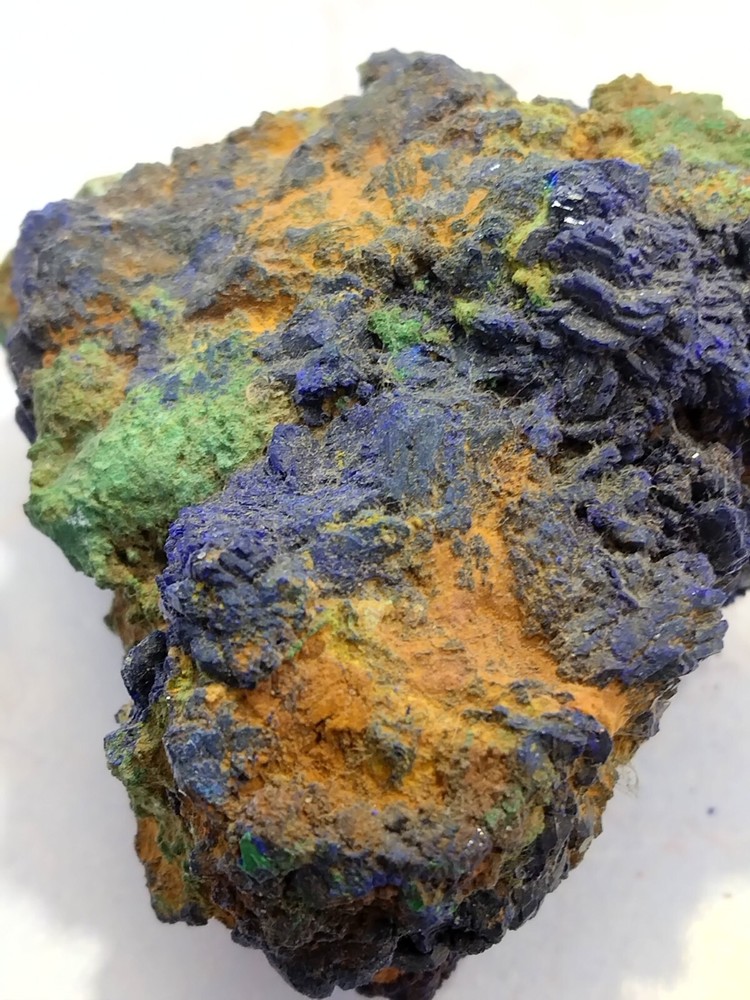 C32...Azurite/Malachite...Morocco