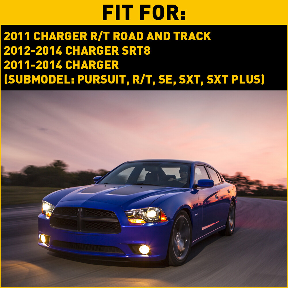 For 2011-2014 Dodge Charger Left & Right Side Front Bumper Support Brackets