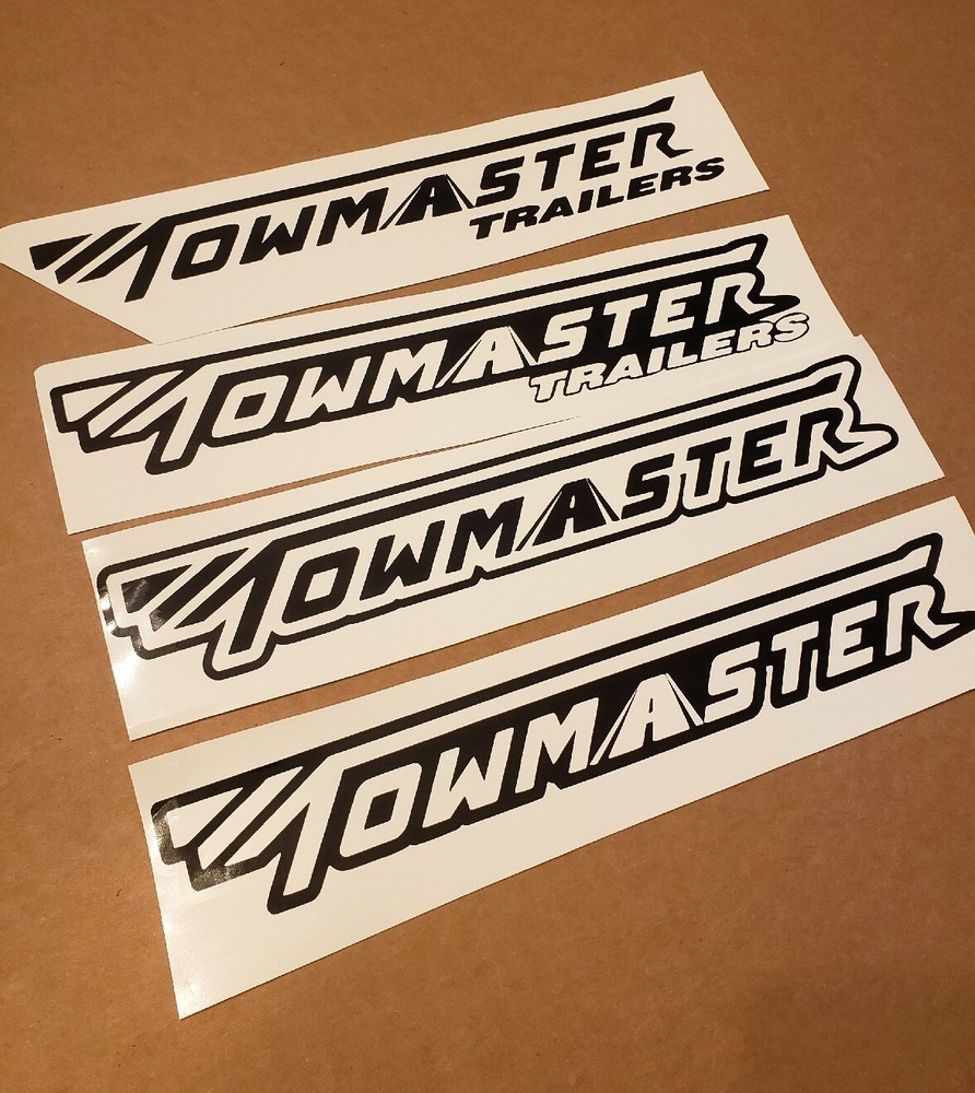 Tow Master TOWMASTER Trailers  Replacement TRAILER DECAL Stickers (2) FAST