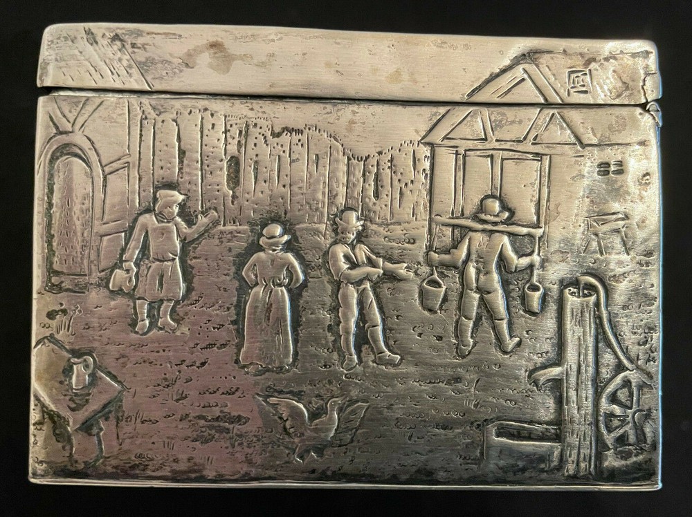 Hanau Nuremberg Germany 18th Centrury Silver Box