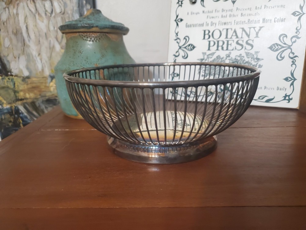 Vintage Gorham Silver Original Wire Bowl