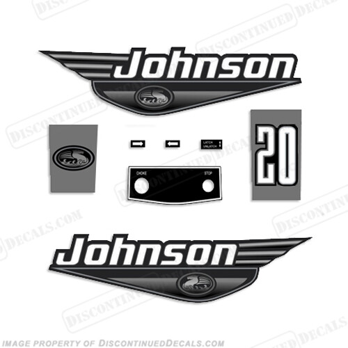 Fits Johnson 20hp Decals - 1999 - 2000