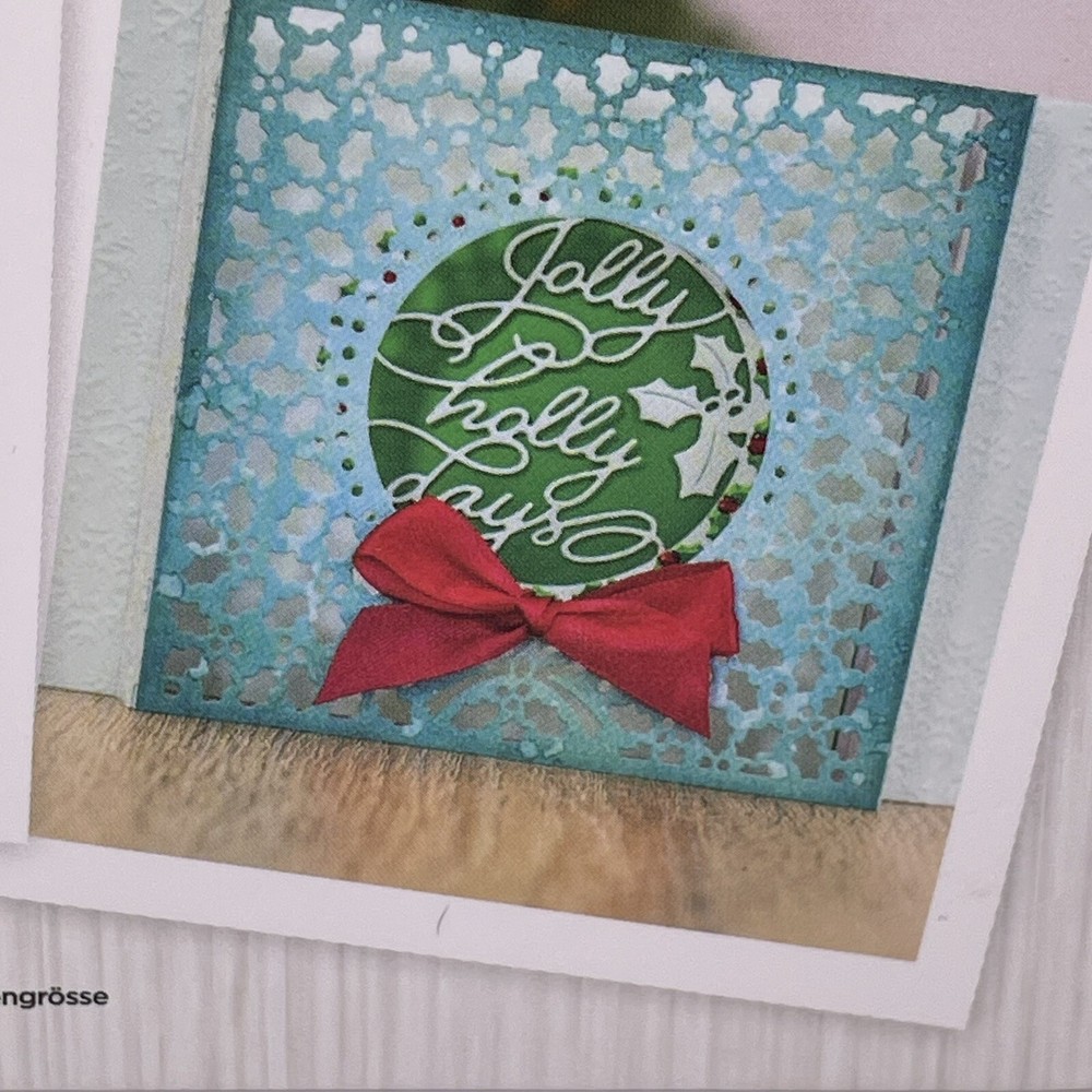 Gemini Create-A-Card Interchangeable Holly Frame For Die Cutting Machine