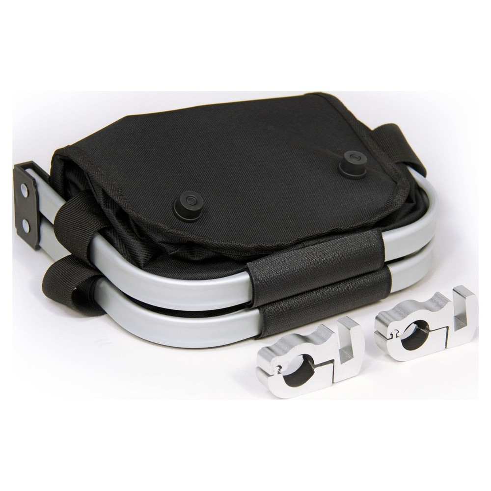 Folding Handlebar Bicycle Basket, Gray