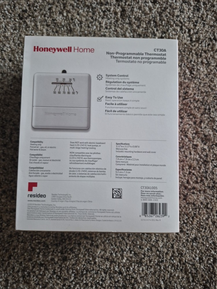 Honeywell Non-Programmable Thermostat