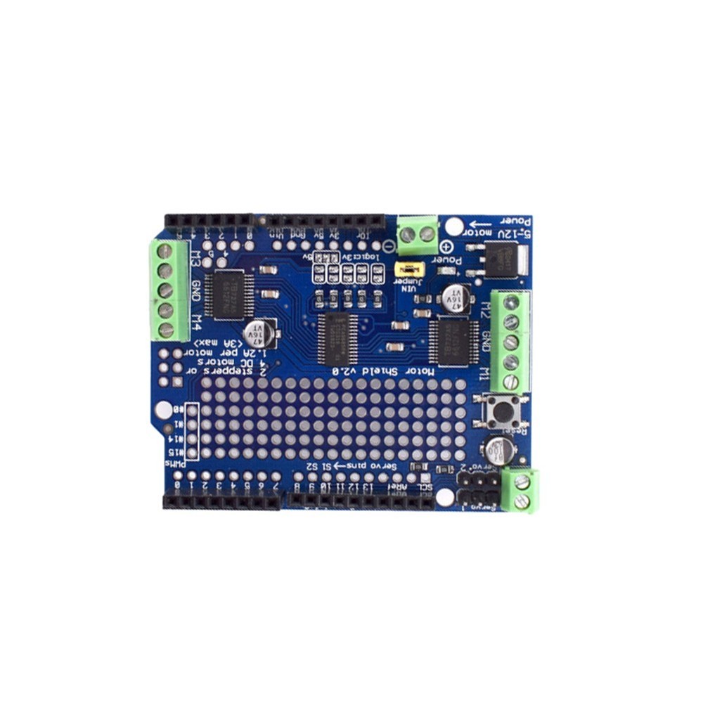 Programmable Motor Control Shield For for Arduino Using Standard I2C Protocol