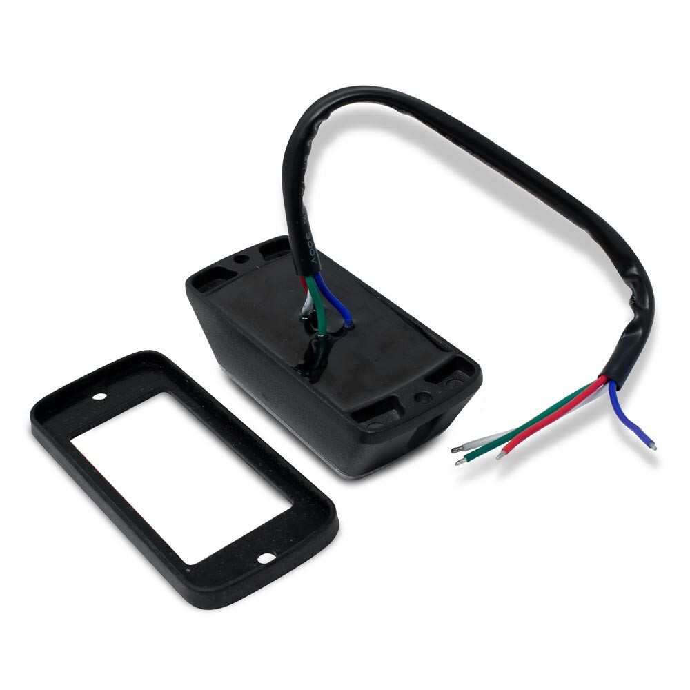 389C Surface Mounted White Warning Light - 10 Flash Patterns