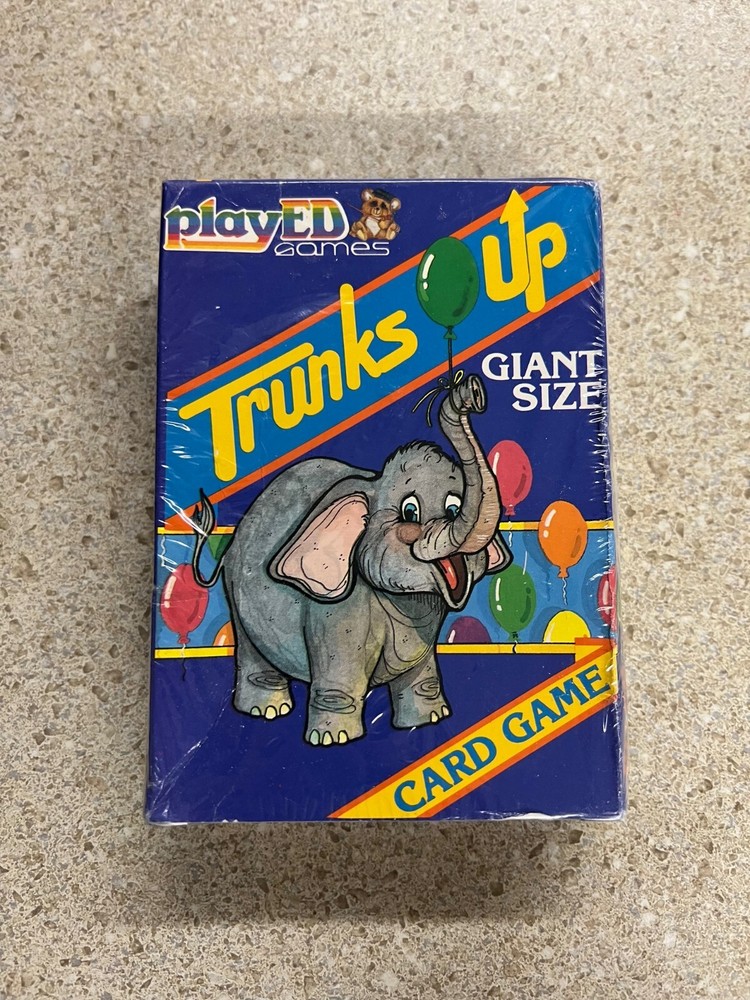 Trunks Up Card Game 1989 New Sealed