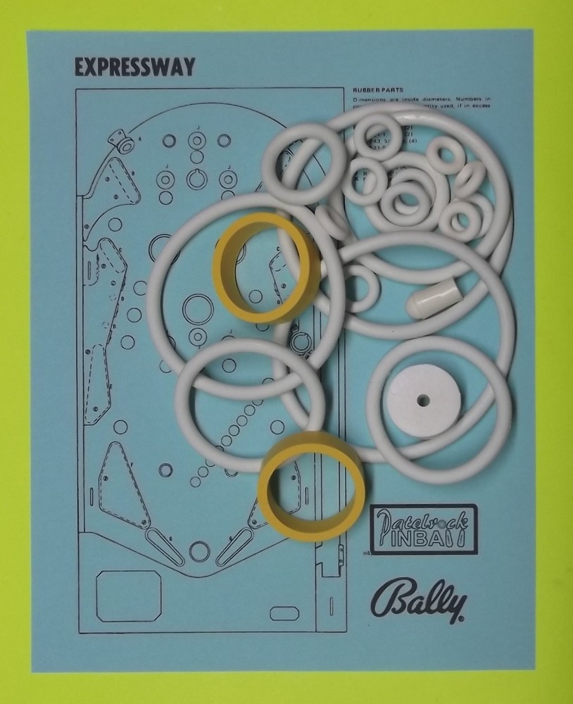 1971 Bally Expressway Pinball Machine Maintenance Super Kit