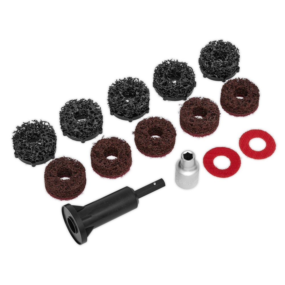 Sealey VS8002 Stud Hub Cleaner 14pc