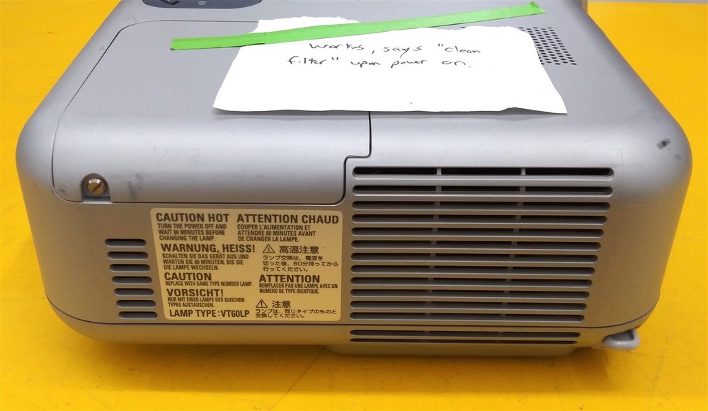 ⭐️⭐️⭐️⭐️⭐️ **READ INFO** NEC VT465 LCD Desktop Projector