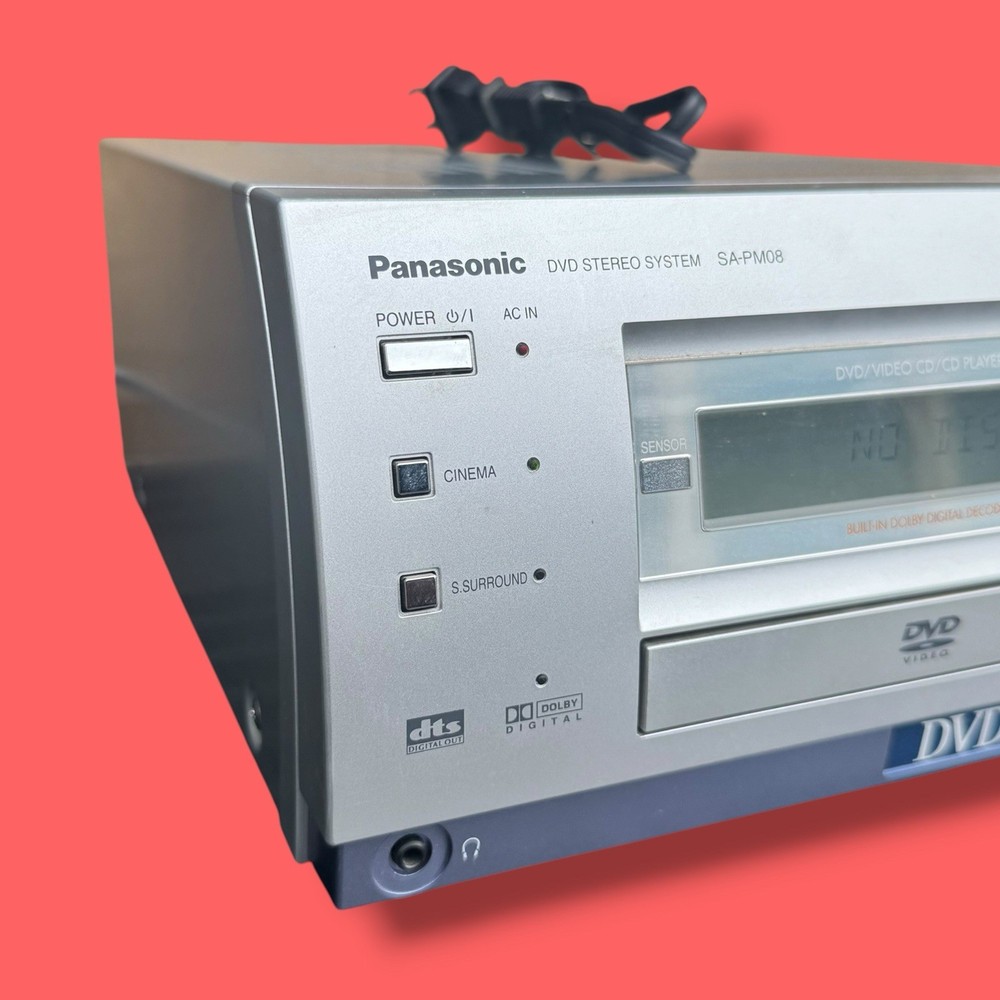 Panasonic SA-PM08 DVD Stereo System Silver