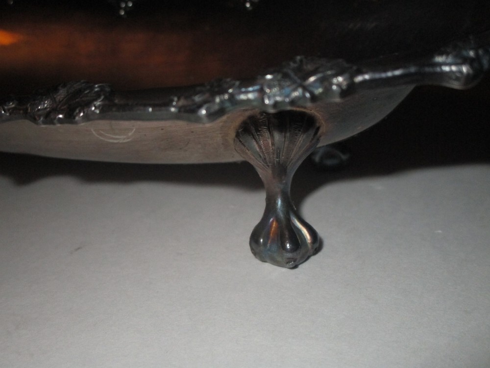 Sheffield Silver on Copper #434 Footed Serving Dish