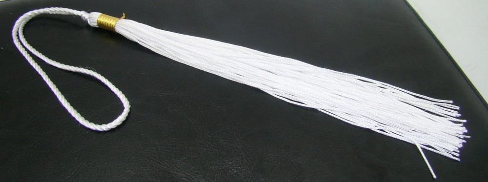 Graduation Tassels White New