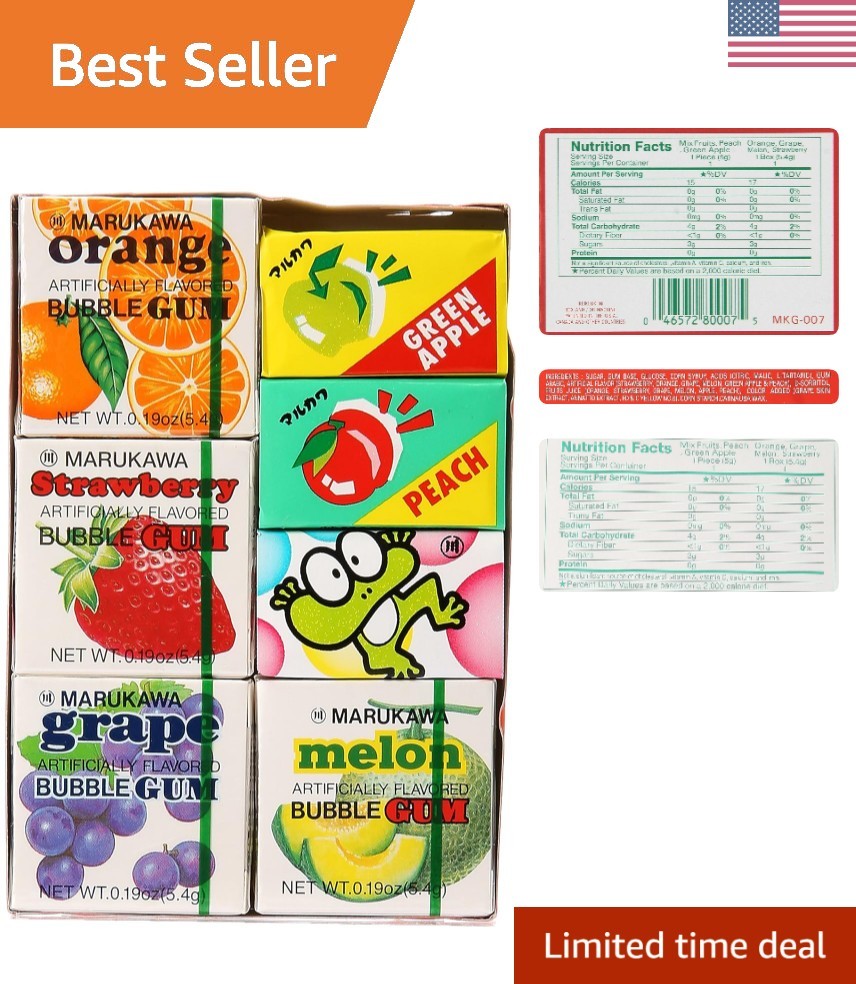 Seven Pack Bubble Gum Sampler