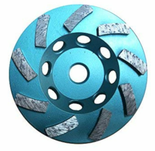 3 Pack 4" Diamond Segment Grinding Cup Wheel Disc For Concrete Stone Grinders