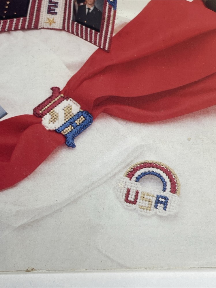 Annie's Attic Patriotic Accessories Plastic Canvas Pattern