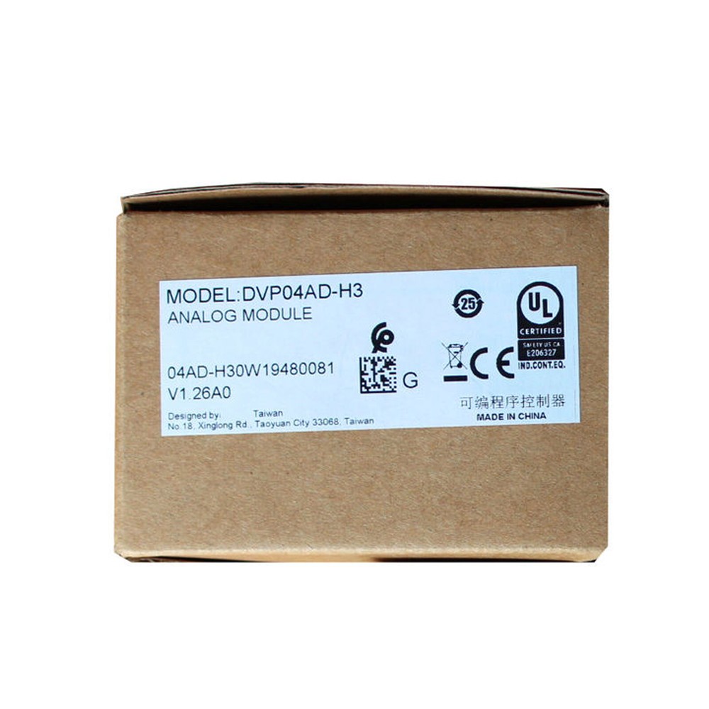 New In Box Delta DVP04AD-H3 PLC Module