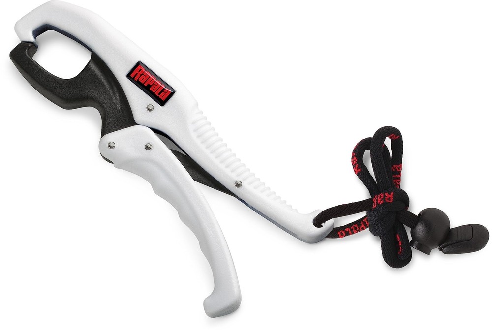 9" Floating Fish Gripper Tool  Easy Catch and Release, White/Black