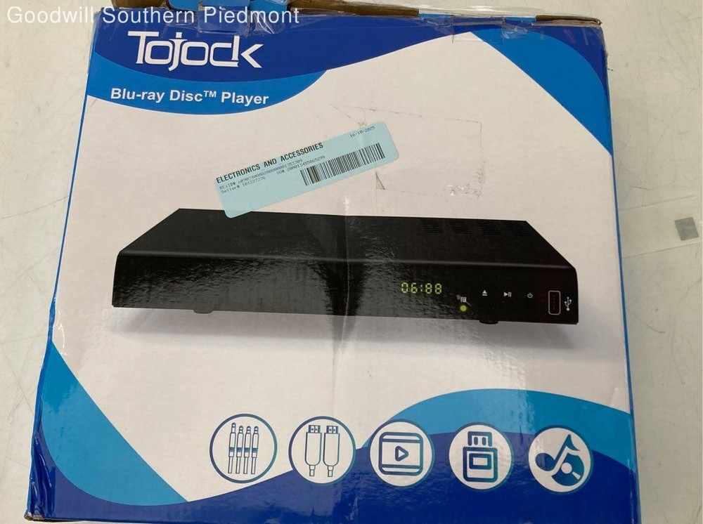 TOJOCK EVP-101 Blu-ray Disc Player - Open Box