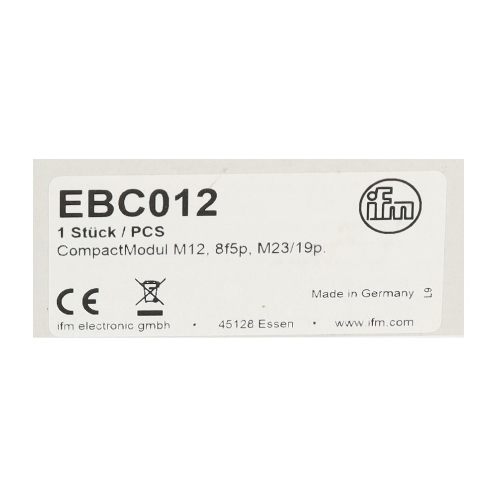 IFM Electronic EBC012 New NFP