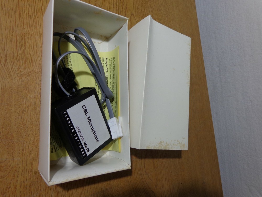 Vernier Software MCA-CBL microphone