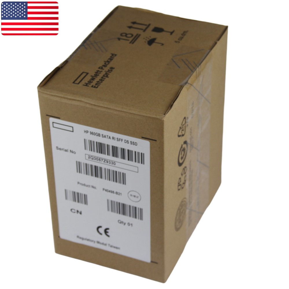 HPE P40498-B21 P41523-001 960GB SATA 6G 2.5" SSD Gen10 Plus V2 Solid State Drive