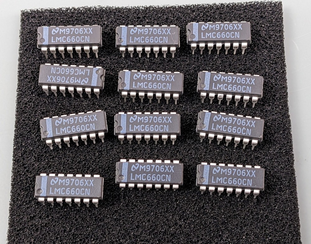 (12) LMC660CN Quad Op Amp