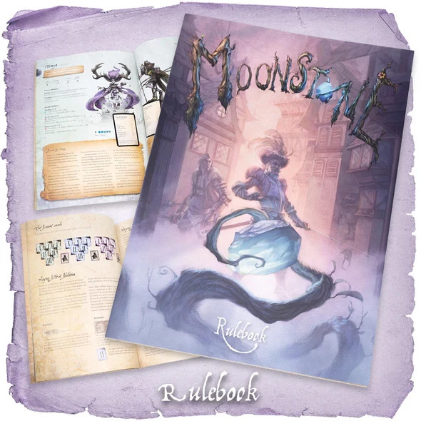 PRE-ORDER | Moonstone Rulebook (v1.3 Edition) | Hardback Core Rules & Lore