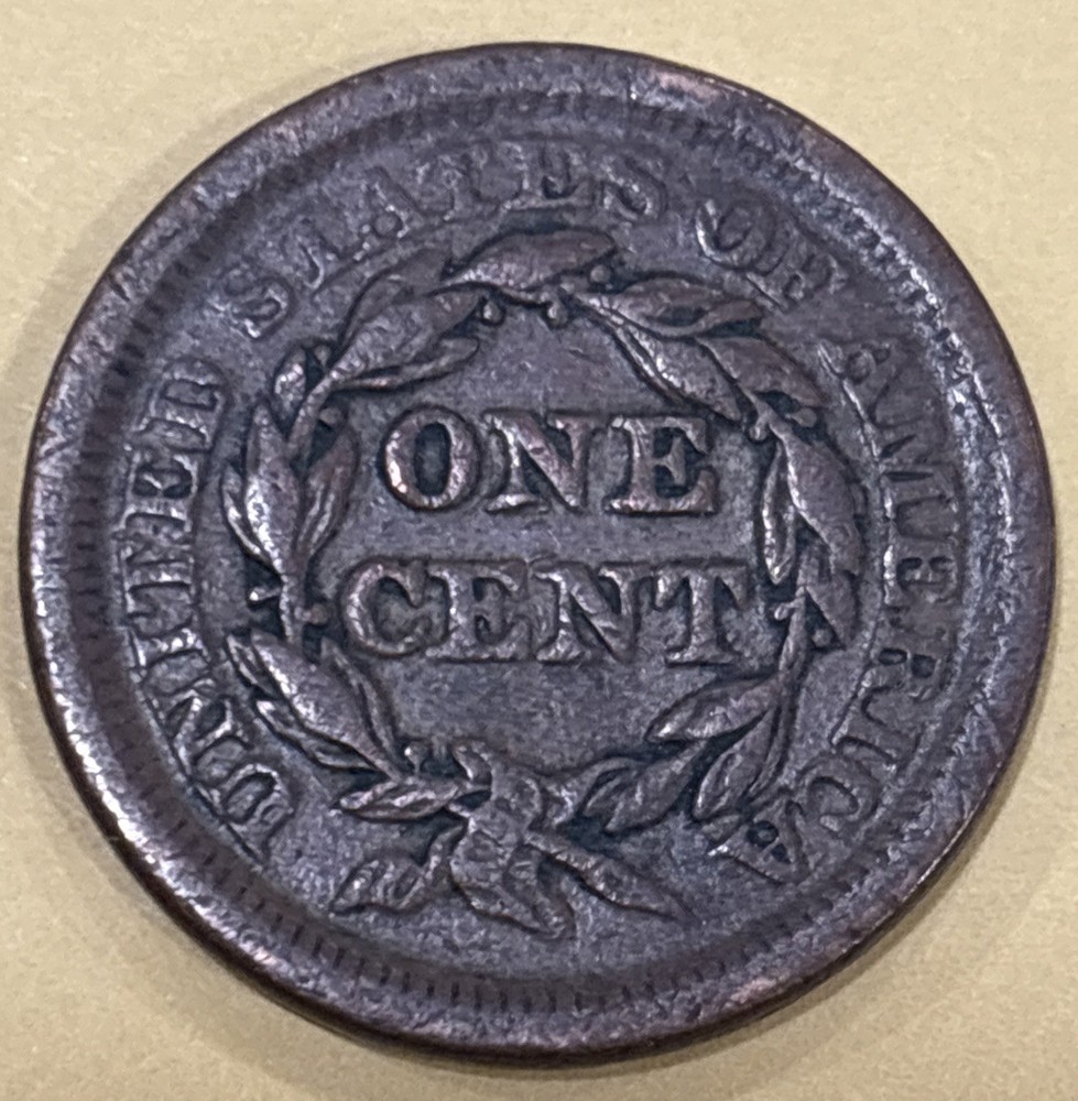 1854 Large Cent