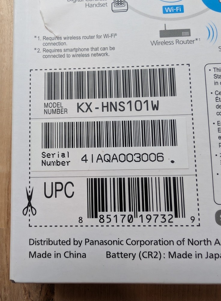 Panasonic Home Network System Window/Door Sensor KX-HNS101