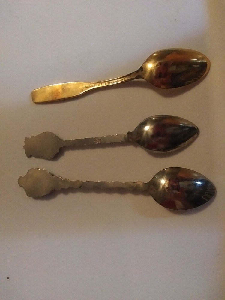 Vintage Commemorative Spoons. 2 Canada.