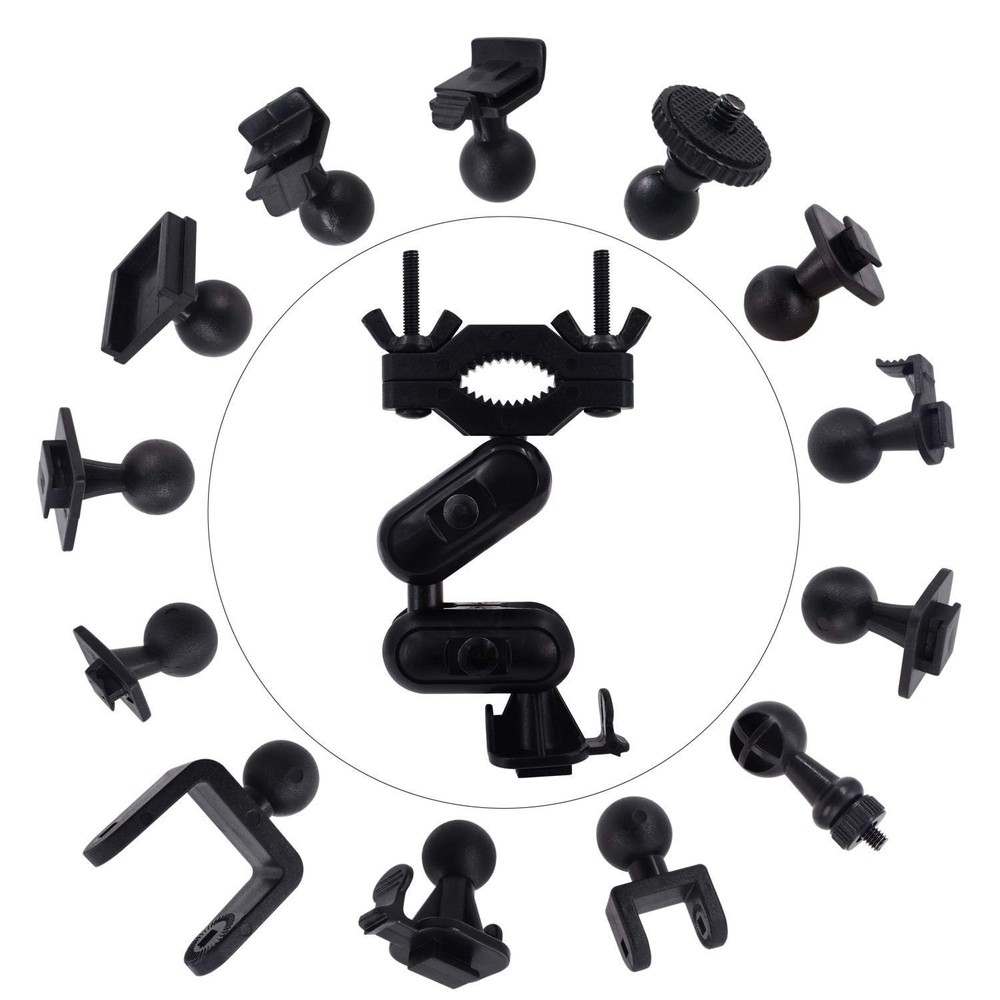 iSaddle Dash Cam Mirror Mount Holder - Rearview Mounting Kit