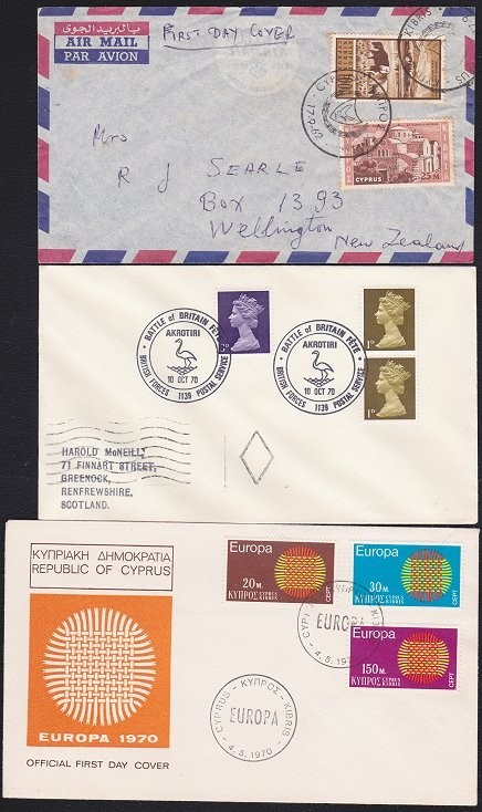 CYPRUS 3 various covers....................................................D8402