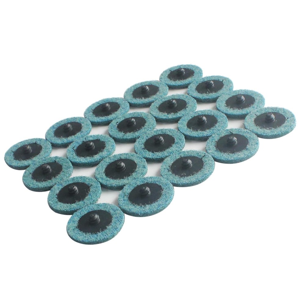 50 Pcs 2'' Surface Conditioning Discs,Fine Roll Lock Quick Change Sanding Discs