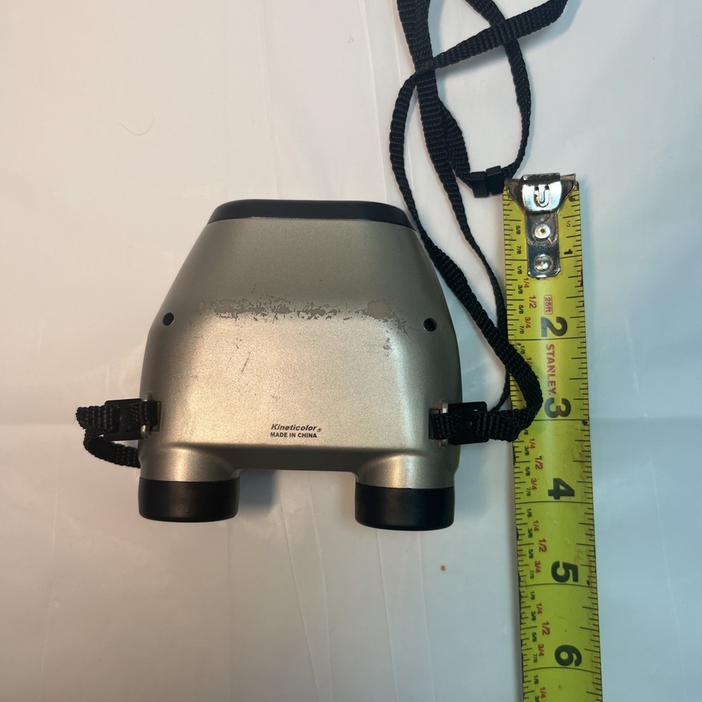 Panaview binoculars 6 X 20mm field 7° silver with strap