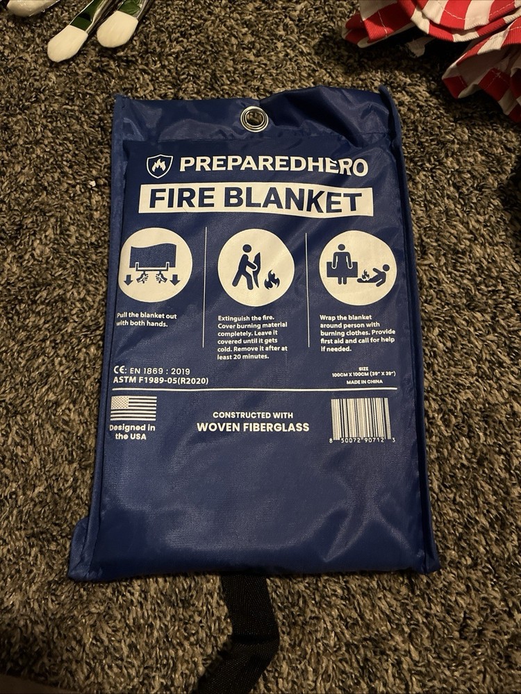 Fire Blanket Prepared Hero
