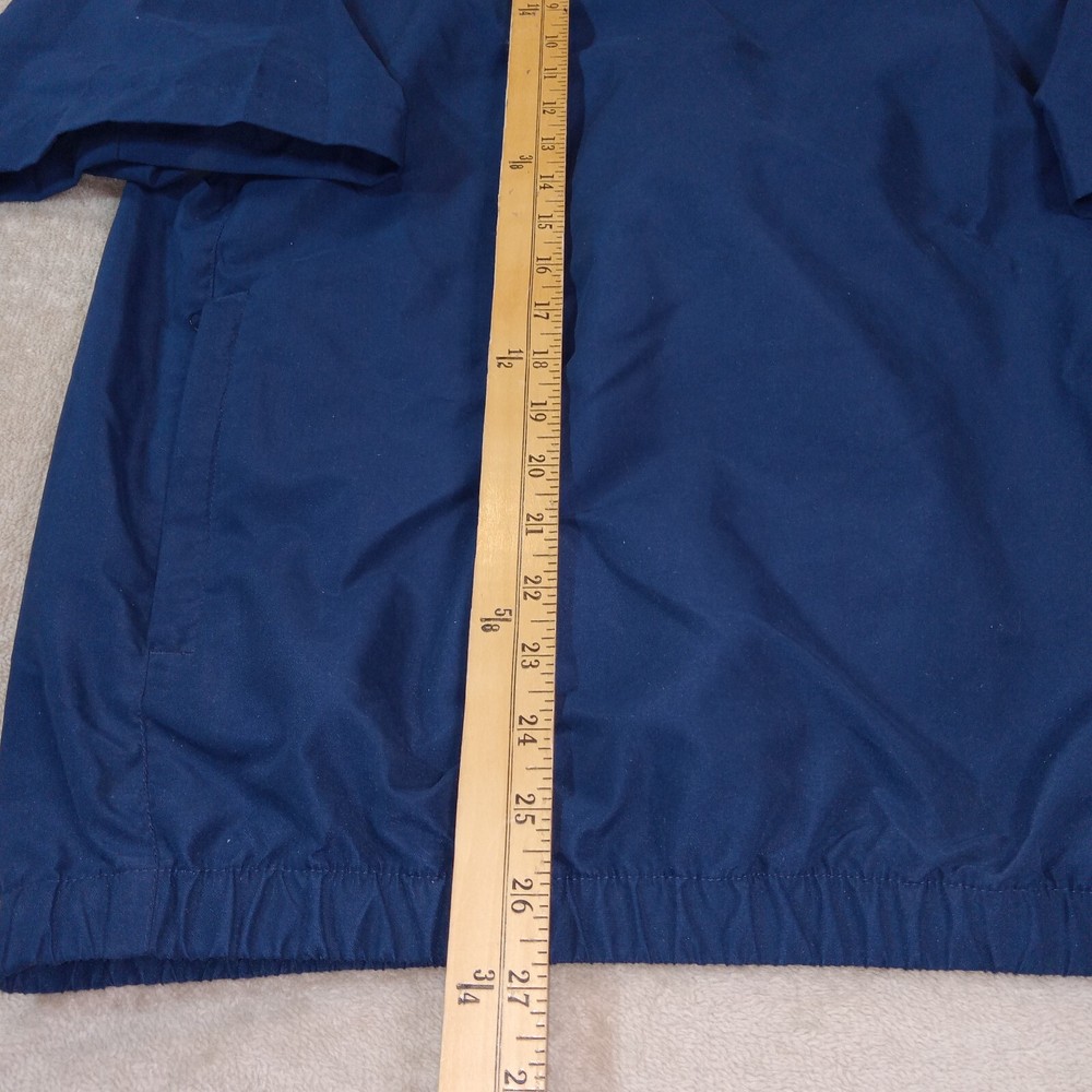 Footjoy Short Sleeve Pullover Windbreaker Men's Medium Dark Blue