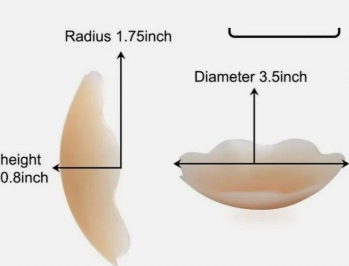 Ezulla Invisible Silicone Nipple Covers, Reusable Self Adhesive [Medium Shade