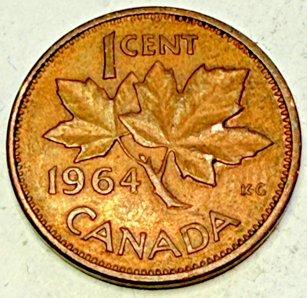 1964 Canada Small Cent Penny