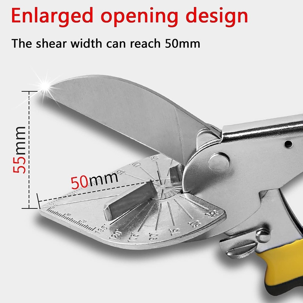 Wonglea Miter Shears,Quarter round Cutting Tool for Angular Cutting Moulding,Sho