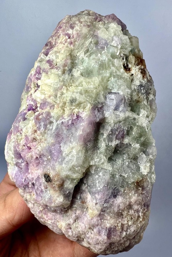 472 G Rare Fluorescent Sharp Phosphorescent Hackmanite, Phlogopite, Calcite AFG