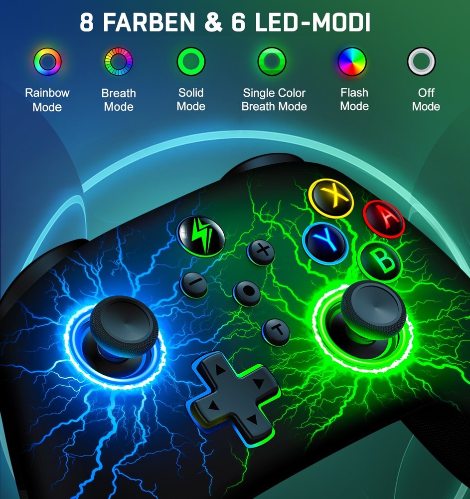 Wireless Switch Pro For Nintendo Switch/Lite/OLED,PC Controller Joystick Gamepad