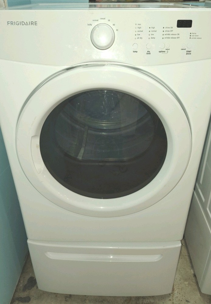 Frigidaire Electric White Front-Loading Freestanding Washer & Dryer Set