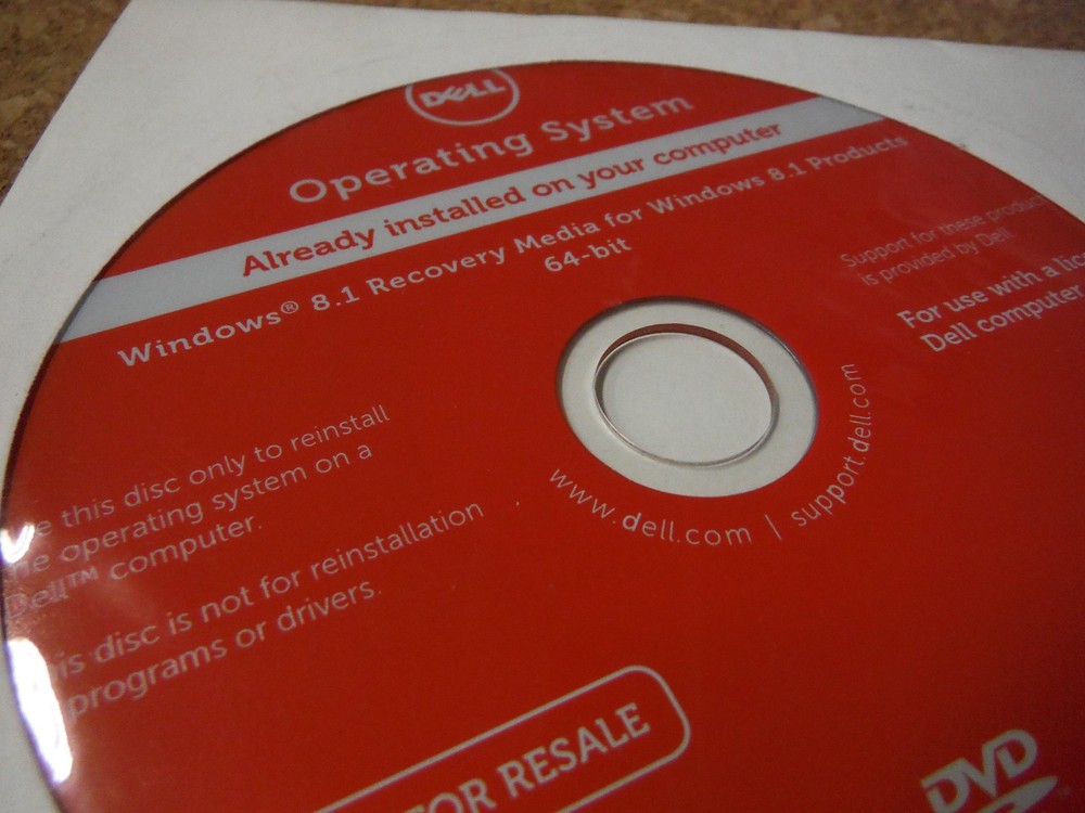 Dell Windows 8.1 Recovery CD - OEM