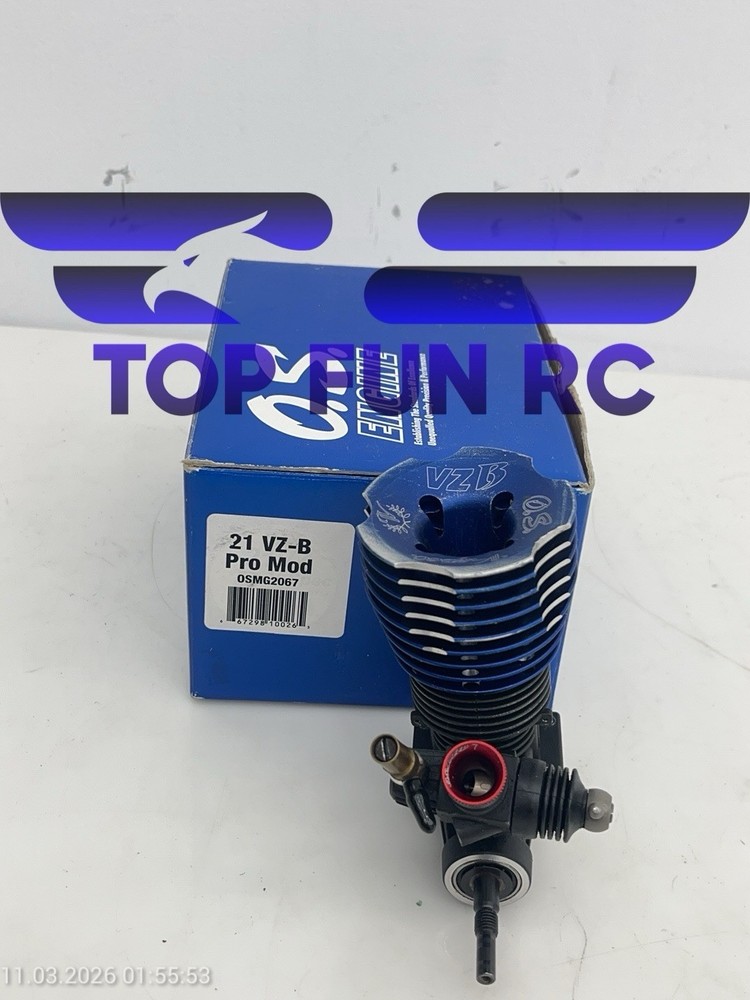 O.S. MAX 21VZ-B Pro Mod V-Spec Engine 1/8 Scale