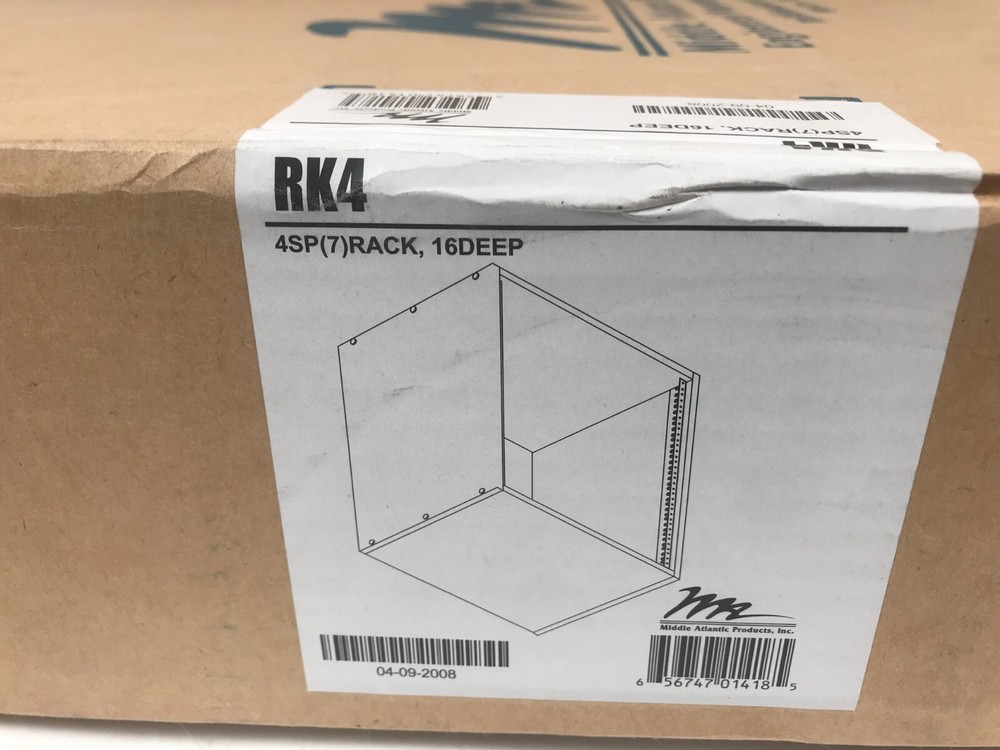 Middle Atlantic RK4 16" Deep Tabletop Cabinet