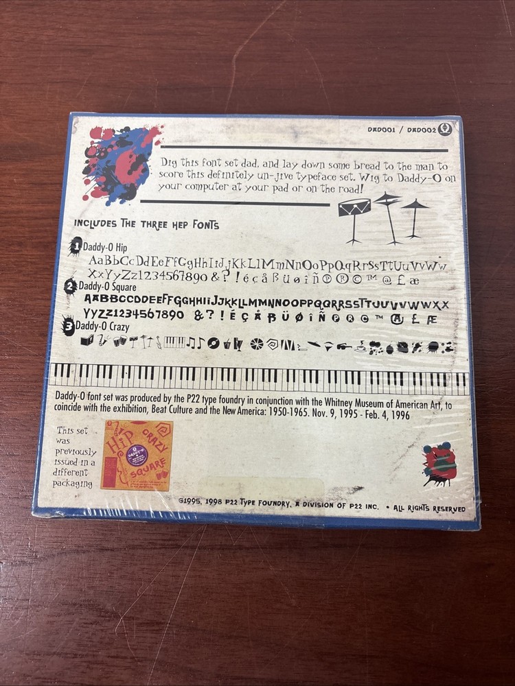 Daddy-O “Computer Font Set” - 3.5 Disk MAC ***Sealed